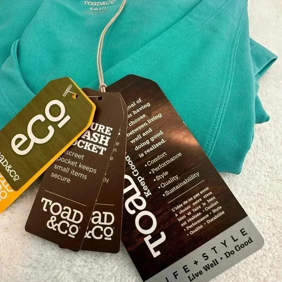 toad & co. w's tech tomboy dress-turquoise blue size S - Picture 9 of 10